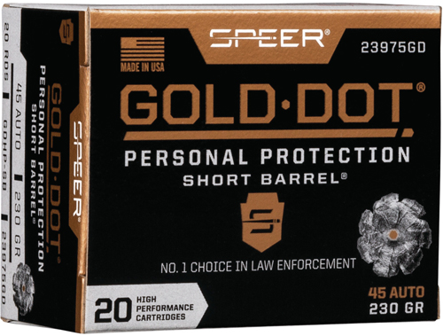 SPR GOLD DOT 45ACP 230G HP SB 20/200 - for sale