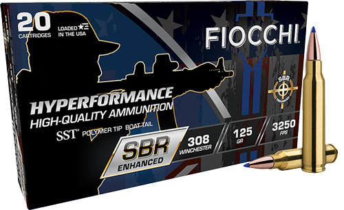 FIOCCHI HYPR SBR 308WIN 125GR 20/200 - for sale