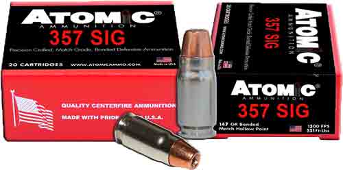 ATOMIC 357 SIG 147GR JHP 20RD 10BX/CS - for sale