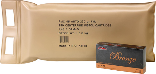 PMC BRNZ 45ACP 230GR FMJ 5 BX BP - for sale