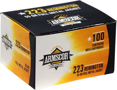 ARMSCOR 223 55GR FMJ 1200RD CASE LOT - for sale