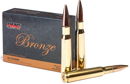 PMC BRNZ 50BMG 660GR FMJ BT 10/200 - for sale