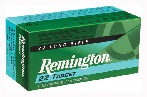 REMINGTON 22 LR STD VELOCITY TARGET 40GR RN 50RD 100BX/CS - for sale