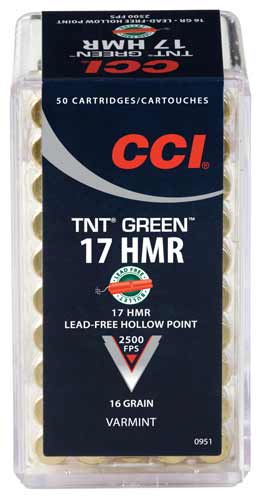 CCI 17HMR 16GR TNT GREEN 50/2000 - for sale