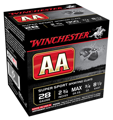 WINCHESTER AA 28GA 3/4OZ #8.5 1300FPS 250RD CASE LOT - for sale