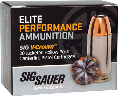 SIG AMMO 10MM 180GR JHP 20/200 - for sale