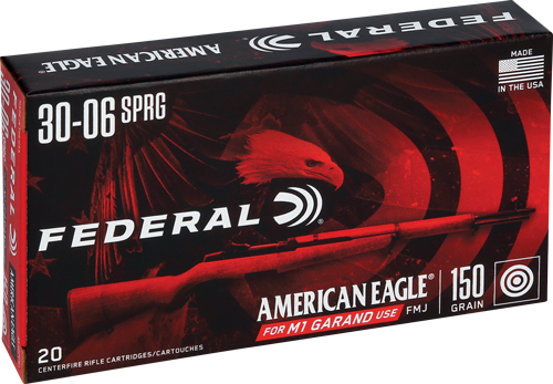 FEDERAL AE 30-06 M1 GARAND 150GR FMJ 20RD 10BX/CS - for sale