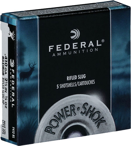 FEDERAL 410 2 1/2" 1/4OZ SLUG 5RD 50BX/CS - for sale