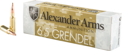 ALEXANDER 6.5 GRENDEL 123GR LAPUA SCENAR 20RD 10BX/CS - for sale