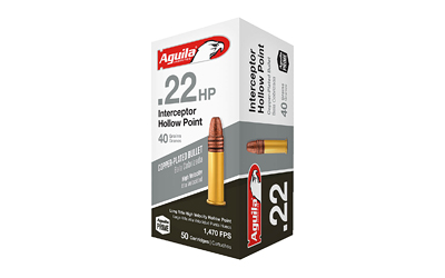 AGUILA 22LR INTERCPT 40GR HP 50/1000 - for sale