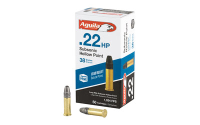 AGUILA 22LR SUB HV 38GR HP 50/1000 - for sale