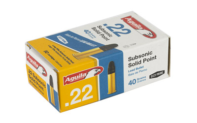 AGUILA 22LR SUBSONIC 40GR 50/1000 - for sale