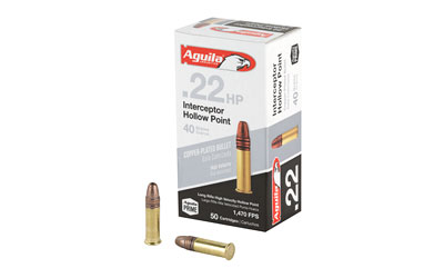 AGUILA 22LR INTERCPT 40GR HP 50/1000 - for sale