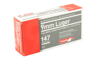 AGUILA 9MM LUGER 147GR FMJ-FP 50RD 20BX/CS - for sale