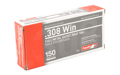 AGUILA 308 WIN 150GR FMJ-BT 20RD 25BX/CS - for sale