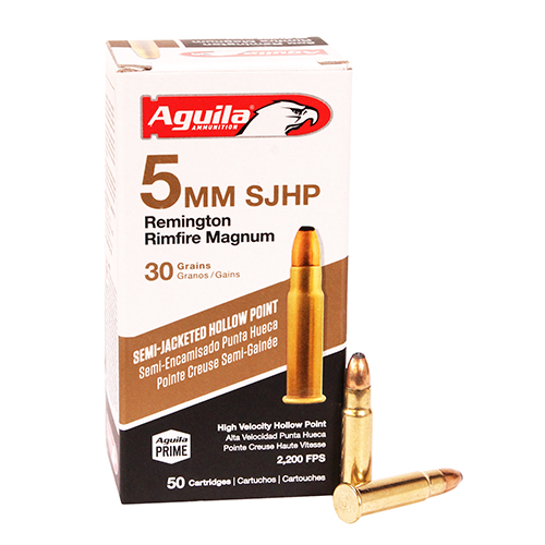 AGUILA 5MM REM MAG 30GR SJHP 50RD - for sale