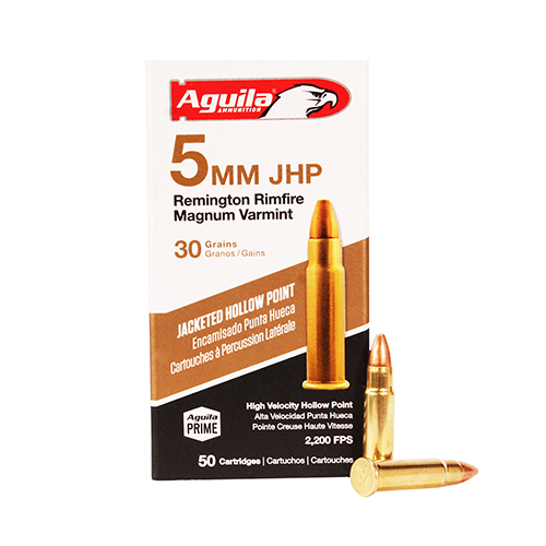 AGUILA 5MM REM MAG 30GR JHP 50RD - for sale