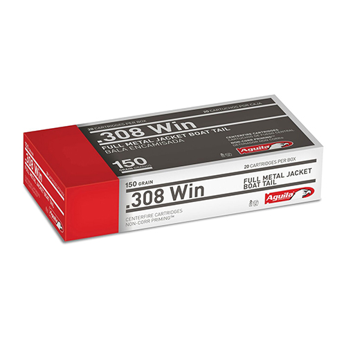 AGUILA 308WIN 150GR FMJBT 20/500 - for sale