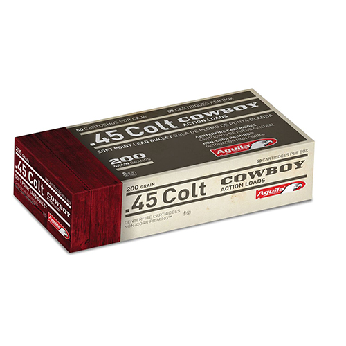 AGUILA 45 LONG COLT 200GR 50RD 10BX/CS LEAD SP - for sale