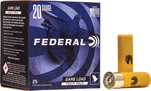 FEDERAL GAME LOAD 20GA 1OZ #6 2.75" 25RD CASE LOT - for sale