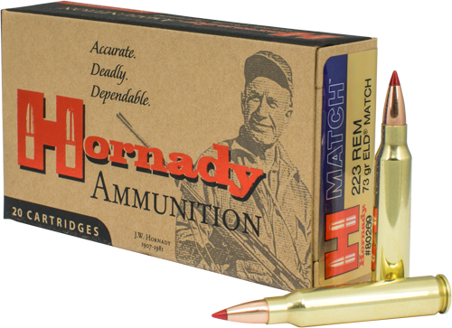 HORNADY 223 REM 73GR ELD MATCH 20RD 10BX/CS - for sale