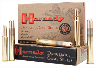 HORNADY 470 NITRO EXPRESS 500GR DGS 20RD 6BX/CS - for sale