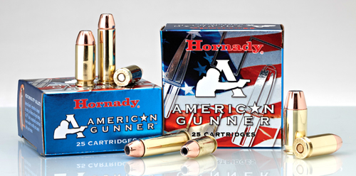 HORNADY AMERICAN GUNNER 9MM LUGER+P 124 GR XTP 25RD 10BX/C - for sale