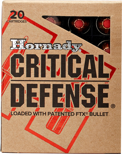 HORNADY CRITICAL DEFENSE 45ACP 185GR FTX 20RD 10BX/CS - for sale