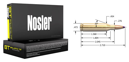 NOSLER BT 243 WIN 90GR BALLISTIC TIP 20RD 10BX/CS - for sale