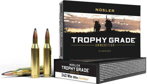 NOSLER TG 243WIN 100GR PT 20/200 - for sale