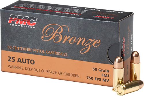 PMC BRNZ 25ACP 50GR FMJ 50/1000 - for sale