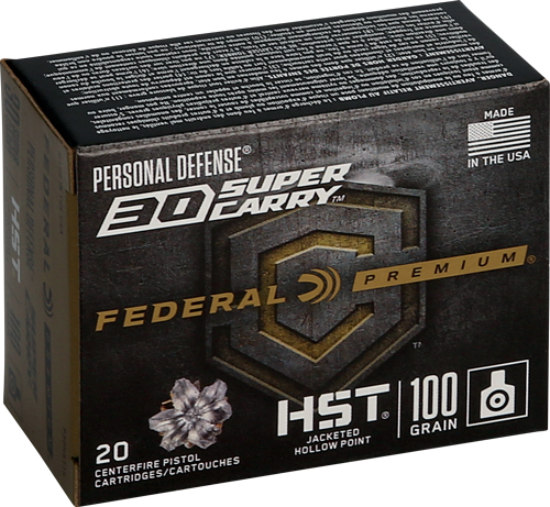 FEDERAL 30 SUPER CARRY 100GR HST JHP 20RD 10BX/CS - for sale