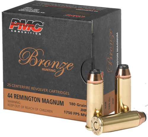 PMC 44 REM MAG 180GR JHP 25RD 20BX/CS - for sale