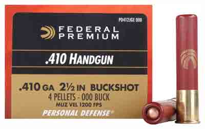 FEDERAL PREMIUM 410 2.5" 000BK 4-PLTS 20RD 10BX/CS - for sale