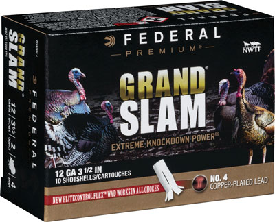 FEDERAL GRANDSLAM 12GA 3.5" 2oz #4 10RD 5BX/CS - for sale