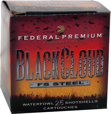 FEDERAL BLACK CLOUD 20GA 3" 1350FPS 1OZ #4 25RD 10BX/CS - for sale