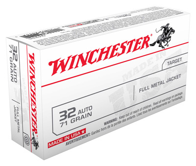 WIN USA 32ACP 71GR FMJ 50/500 - for sale