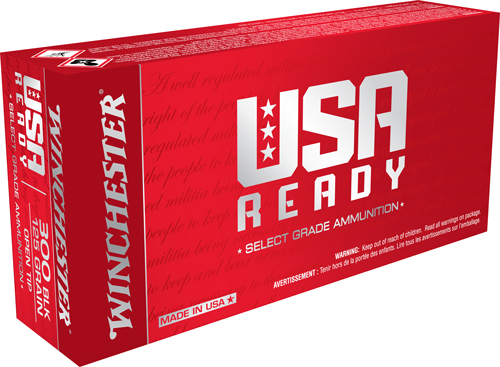 WINCHESTER USA READY 300 ACC 20RD 10BX/CS 125GR OT MATCH - for sale