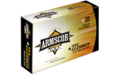 ARMSCOR 223REM 55GR PSP 20/1000 - for sale