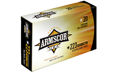 ARMSCOR 223REM 55GR FMJ 20/1000 - for sale