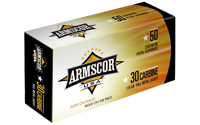 ARMSCOR 30CARB 110GR FMJ 50/1000 - for sale