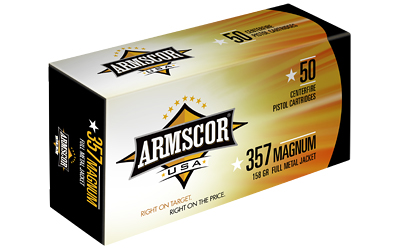 ARMSCOR 357 MAG 158GR FMJ 50RD 20BX/CS - for sale