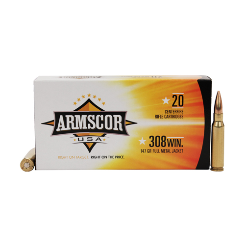 ARMSCOR 308WIN 147GR FMJ 20/200 - for sale