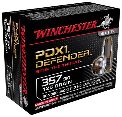 WIN DEFENDER 357SIG 125GR JHP 20/200 - for sale