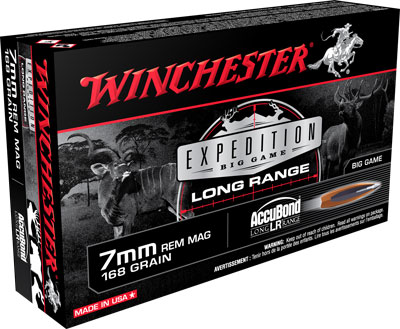 WINCHESTER SUPREME 7MM RM 168GR ACCUBOND LR 20RD 10BX/CS - for sale