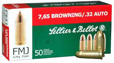 S&B 32ACP 73GR FMJ 50/2000 - for sale