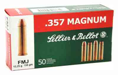 S&B 357MAG 158GR FMJ 50/1000 - for sale