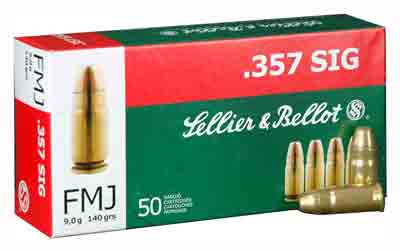 S&B 357SIG 140GR FMJ 50/1000 - for sale