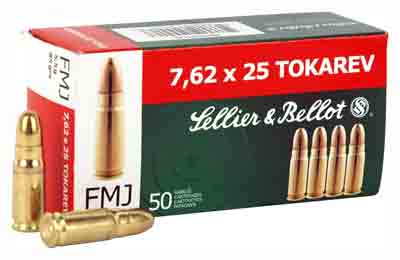 S&B 7.62X25 85GR FMJ 50/1500 - for sale