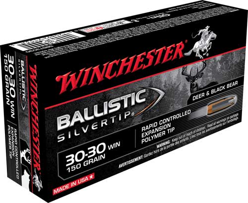 WINCHESTER SUPREME 30-30 150GR BALLISTIC SILVER TIP 20RD 10BX - for sale